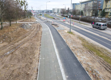 Nowa droga rowerowa wzdłuż ul. Szymanowskiego już prawie gotowa