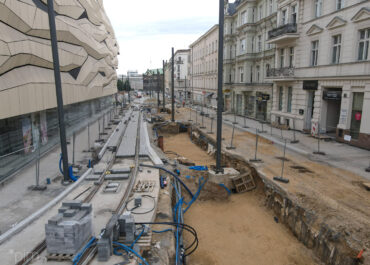 Na jakim etapie są prace na ul. św. Marcin i Al. Marcinkowskiego? Jak wygląda plac budowy?
