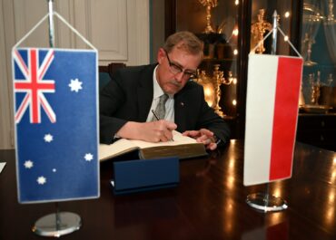 Ambasador Australii odwiedził Poznań