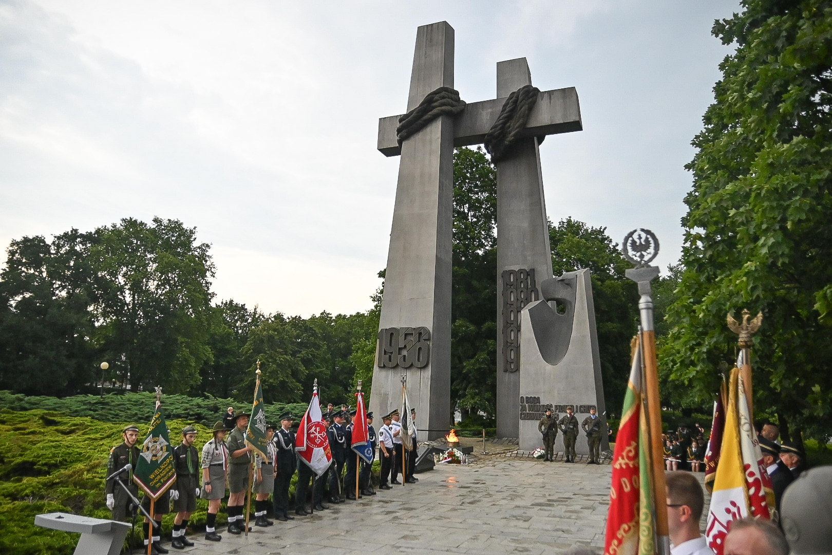 Poznań pamięta o Czerwcu’56. Rocznicowe obchody zakończono na pl. Mickiewicza